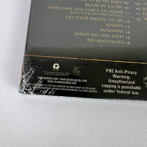 Bon Jovi Ultimate Greatest Hits 2 CD Livin On A Prayer Wanted Dead Or Alive New - Picture 10 of 10